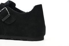 Bs London Shearling Suede Leather Black 1014960