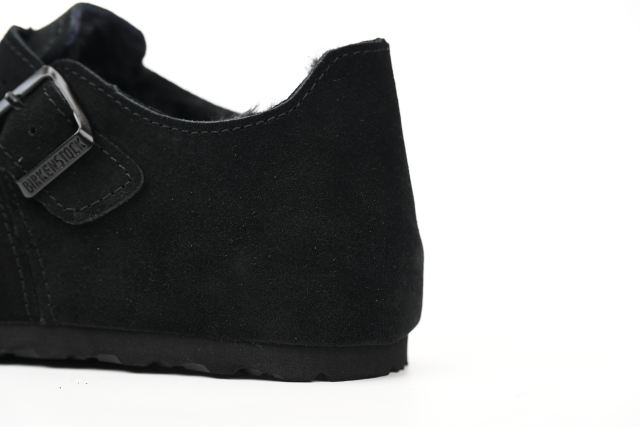 Bs London Shearling Suede Leather Black 1014960