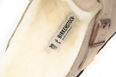 Bs Boston Shearling Coin Suede Beige E14T002N6L