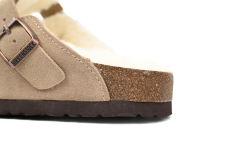 Bs Boston Shearling Coin Suede Stone 6745673