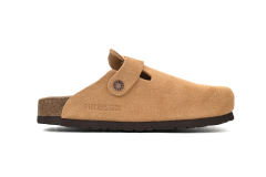 Bs Boston Suede Cork Brown Pattern Footbed 1023465