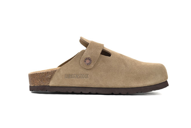 Bs Boston Soft Footbed Suede Leather Taupe 0560773