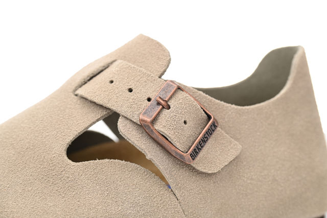 Bs London Suede Leather Taupe 1010503