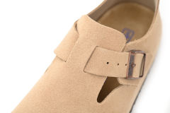 Bs London Suede Sandals Taupe 1010504