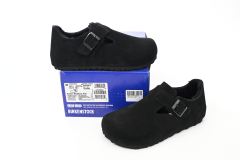 Bs London Shearling Suede Leather Black 1014960