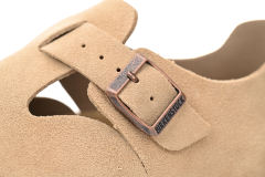 Bs London Suede Sandals Taupe 1010504