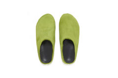 M@rni Long-hair Calfskin Fussbett Sabot Green SBM@rniR000600P412200V07
