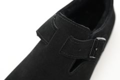Bs London Shearling Suede Leather Black 1014960