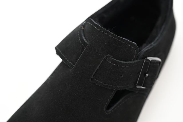 Bs London Shearling Suede Leather Black 1014960