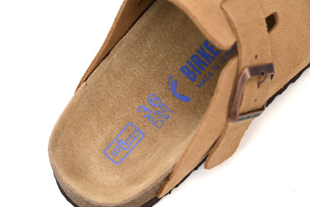 Bs Boston Suede Cork Brown Pattern Footbed 1023465