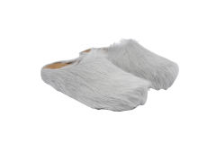 M@rni Long-hair Calfskin Fussbett Sabot Grey SBMR000600P412200N15