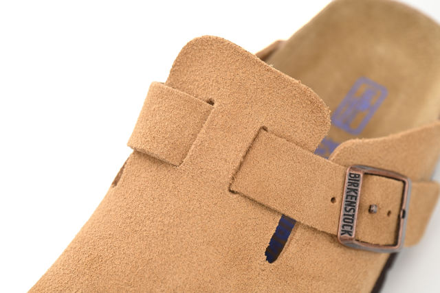 Bs Boston Suede Cork Brown Pattern Footbed 1023465