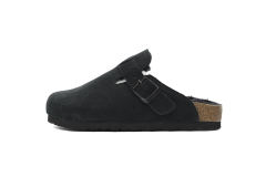 Bs Boston Shearling Suede Leather Black 259881