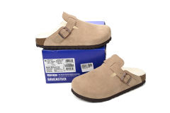 Bs Boston Shearling Coin Suede Stone 6745673