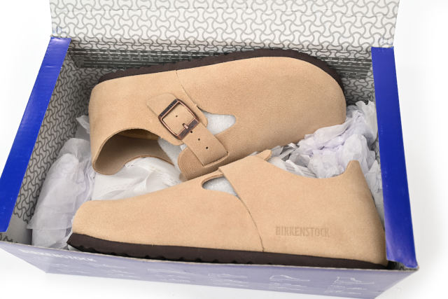 Bs London Suede Sandals Taupe 1010504