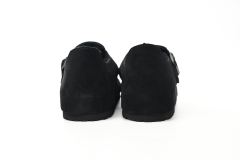 Bs London Shearling Suede Leather Black 1014960