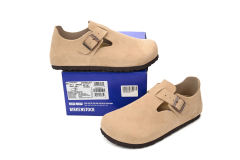 Bs London Suede Sandals Taupe 1010504