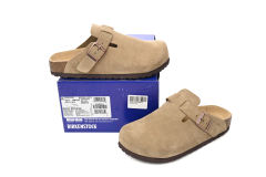 Bs Boston Soft Footbed Suede Leather Taupe 0560773