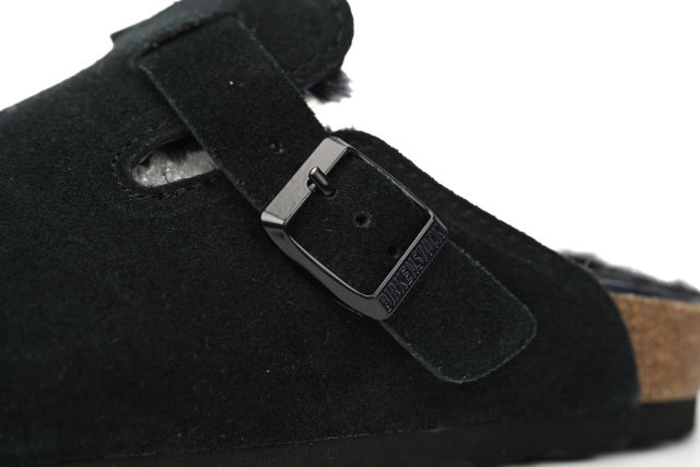 Bs Boston Shearling Suede Leather Black 259881
