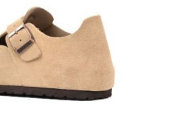 Bs London Suede Sandals Taupe 1010504