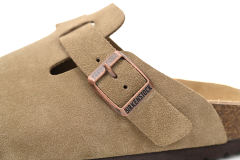 Bs Boston Soft Footbed Suede Leather Taupe 0560773