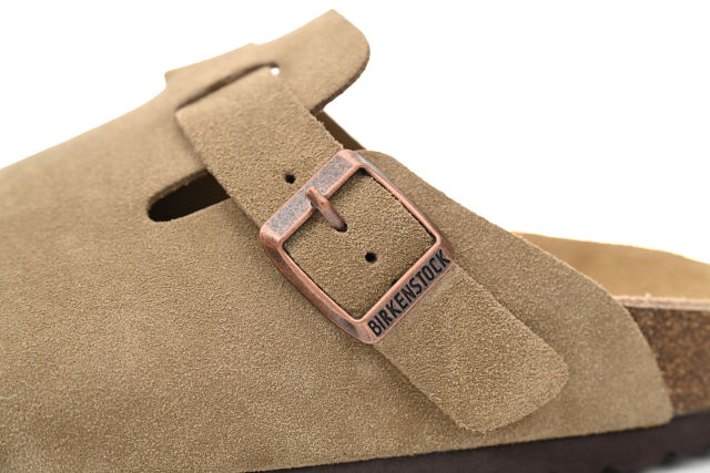 Bs Boston Soft Footbed Suede Leather Taupe 0560773