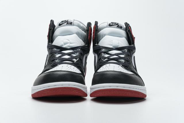 [plus size shoes]Air @j1 Retro High Satin Black Toe CD0461-016
