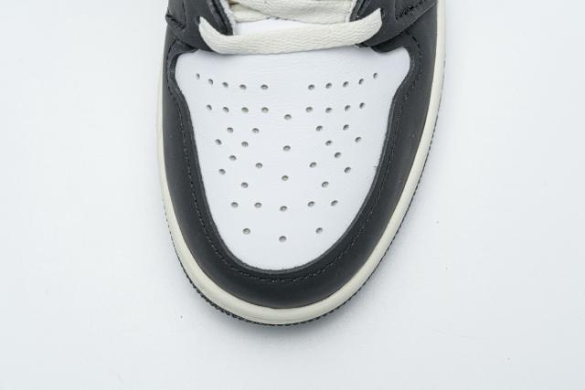 [plus size shoes]Air @j1 Retro High White Black Volt University Gold 555088-118