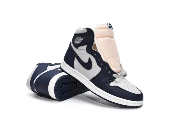 [plus size shoes]Air @j1 Retro High 85 Georgetown College Navy BQ4422-400