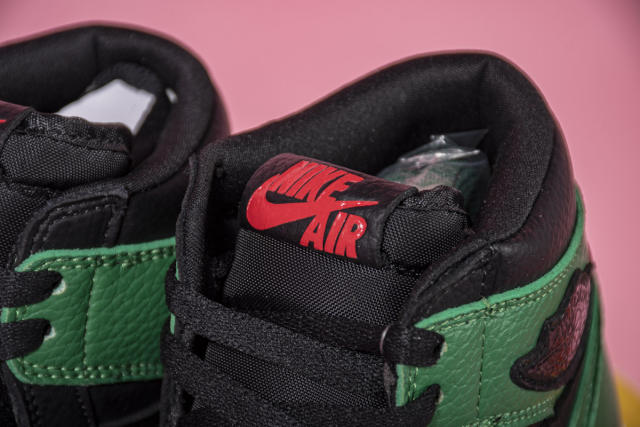 [plus size shoes]Air @j1 Retro High Pine Green Black 555088-030