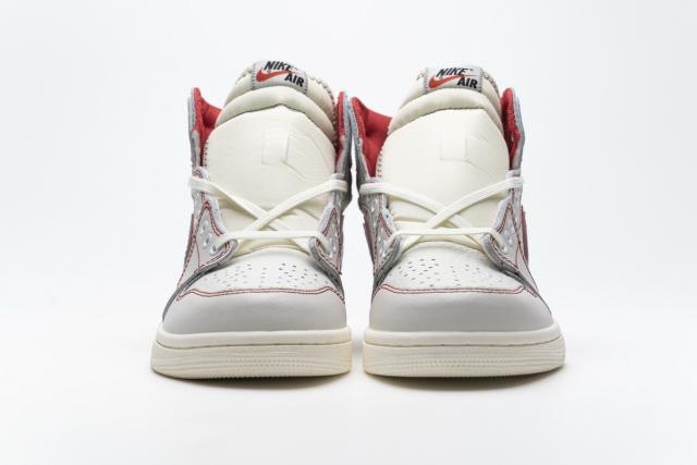 [plus size shoes]Air @j1 Retro High Phantom Gym Red 555088-160