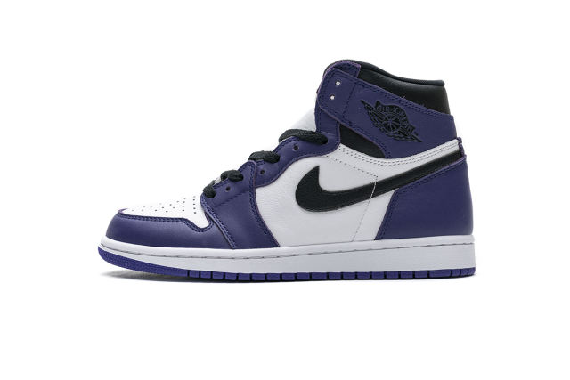 ［plus-size shoes]Air @j1 Retro High Court Purple White 555088-500