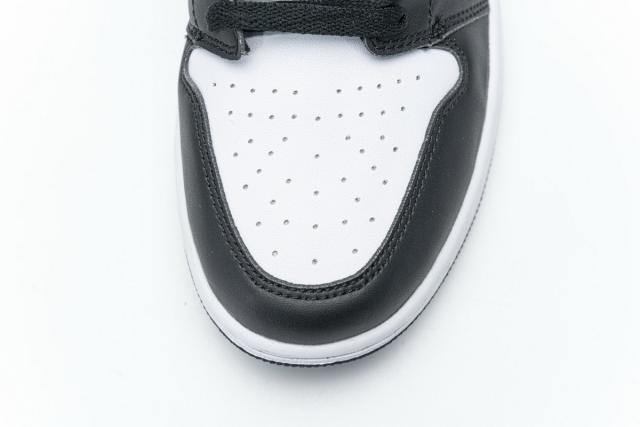 [plus size shoes]Air @j1 Retro High Black White 555088-010