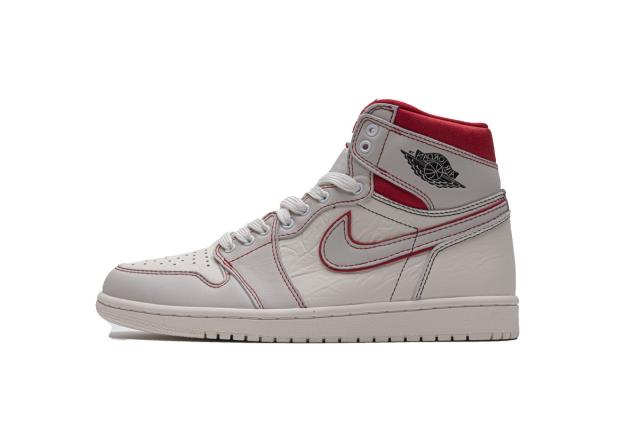 [plus size shoes]Air @j1 Retro High Phantom Gym Red 555088-160