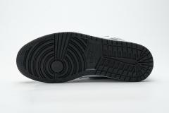 ［plus-size shoes]Air @j1 Retro High Silver Toe CD0461-001