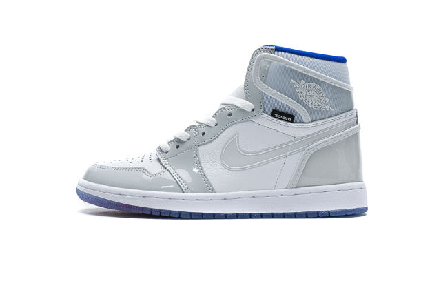 [plus-size shoes]Air @j1 Retro High Zoom White Racer Blue CK6637-104
