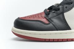 ［plus-size shoes]Air @j1 Retro High Bred Toe 555088-610