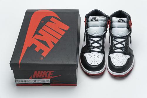[plus size shoes]Air @j1 Retro High Satin Black Toe CD0461-016