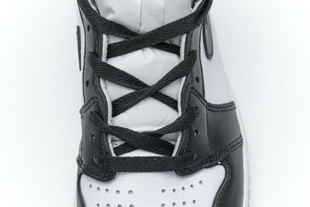 [plus size shoes]Air @j1 Retro High Black Toe 555088-125