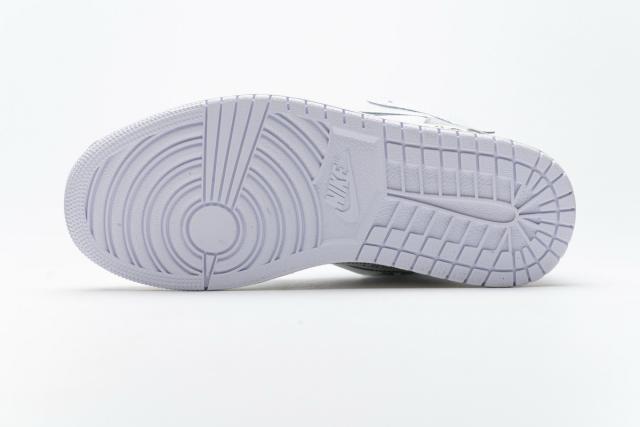 [plus size shoes]Air @j1 Retro High OW  White AQ0818-100