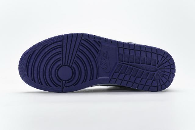 ［plus-size shoes]Air @j1 Retro High Court Purple White 555088-500