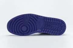 [plus size shoes]Air @j1 Retro High OG White Purple CD0461-151
