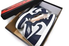 [plus size shoes]Air @j1 Retro High 85 Georgetown College Navy BQ4422-400