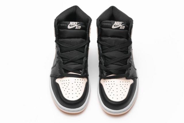 [plus size shoes]Air @j1 Retro High Black Crimson Tint 555088-081