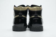 [plus size shoes]Air @j1 Retro High Black Metallic Gold 555088-032