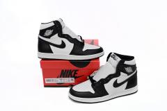 [plus size shoes]@j1 Retro High 85 Black White BQ4422-001