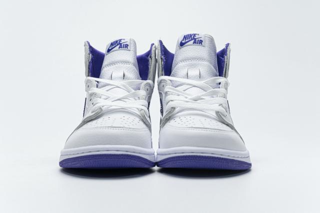 [plus size shoes]Air @j1 Retro High OG White Purple CD0461-151