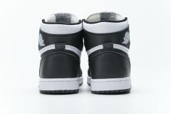 [plus size shoes]Air @j1 Retro High Black White 555088-010