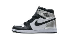 ［plus-size shoes]Air @j1 Retro High Silver Toe CD0461-001