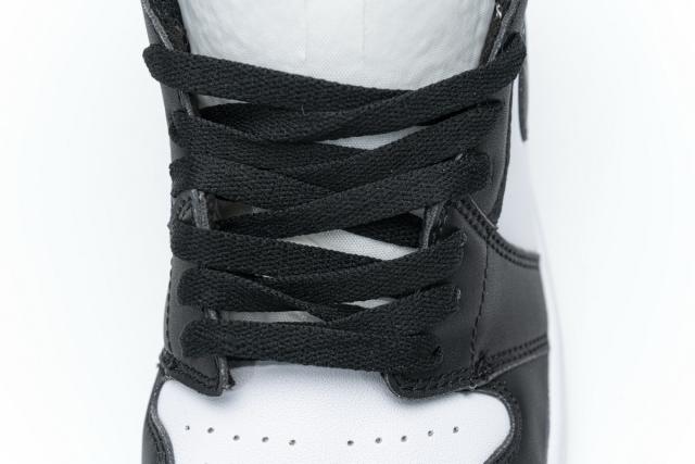 [plus size shoes]Air @j1 Retro High Black White 555088-010